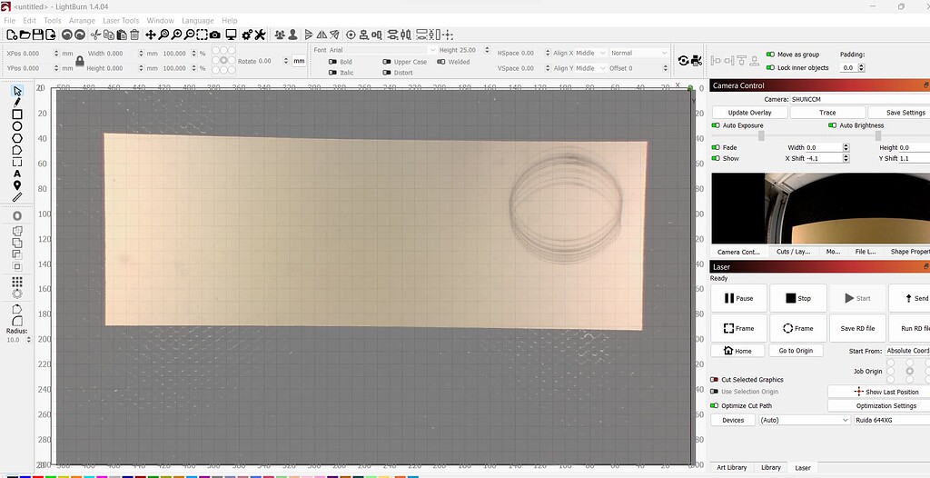 Gweike Cloud 55 W Pro Offset Fill OS Specific LightBurn Software Forum