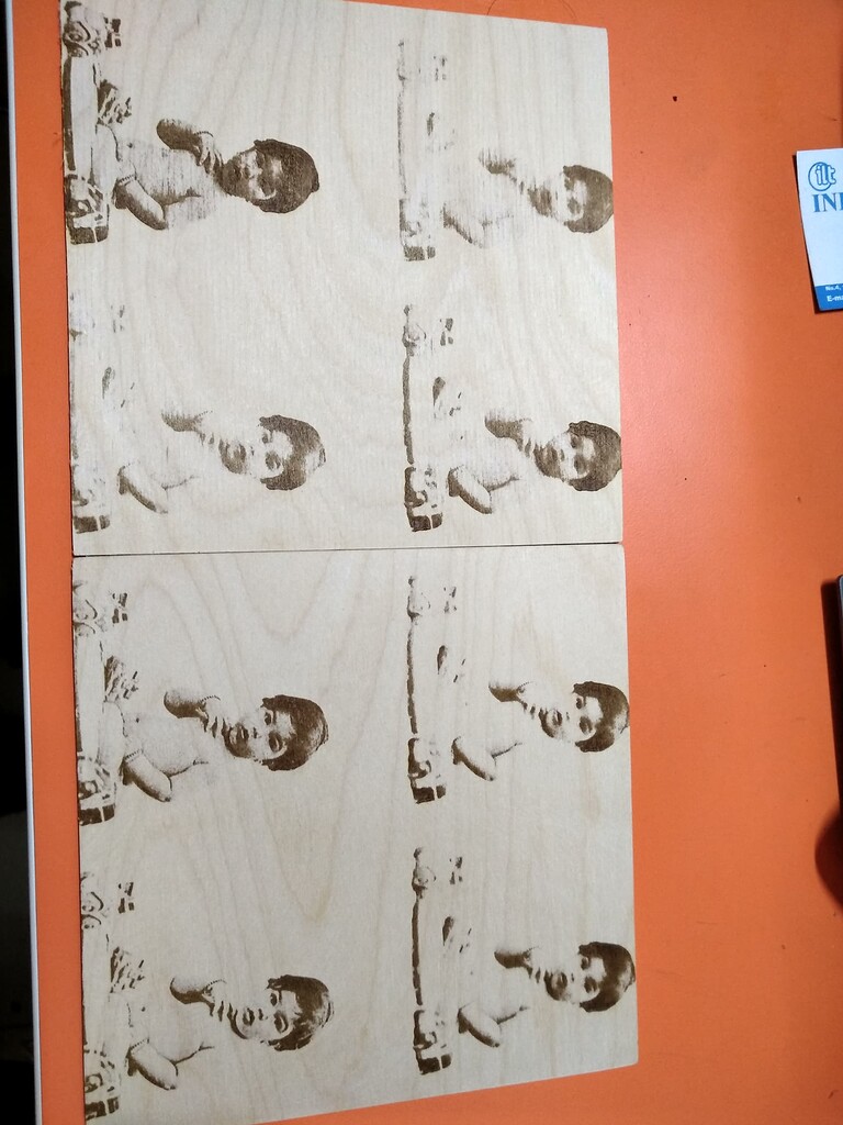 5W Diode Unable To Get Edges On A Baby Photo On Birch Plywood Tips