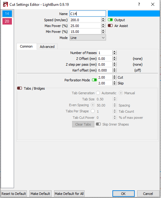 Perforation Mode Too Slow LightBurn Software Questions LightBurn