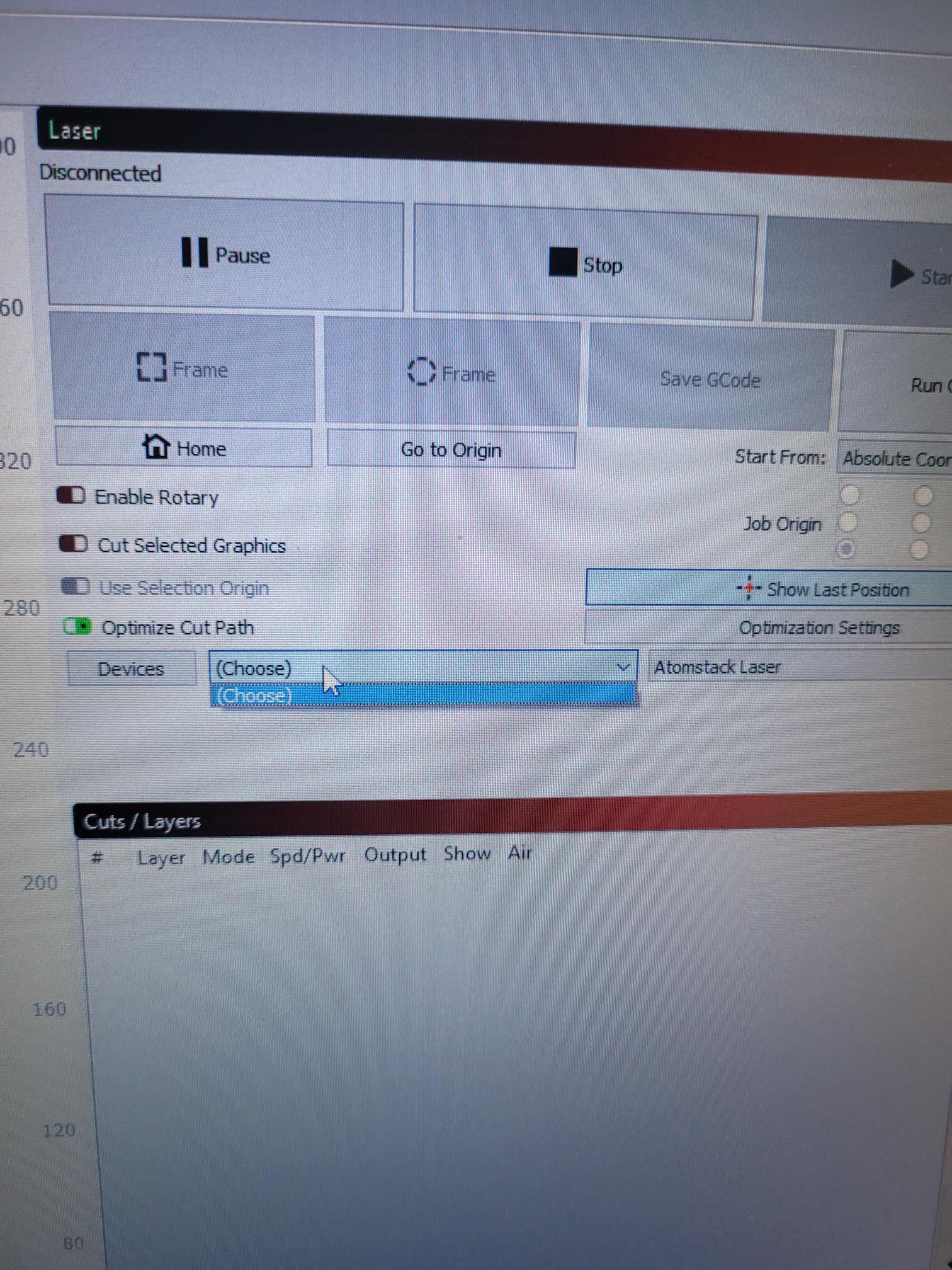 AtomStack A5 not burning - GRBL - LightBurn Software Forum