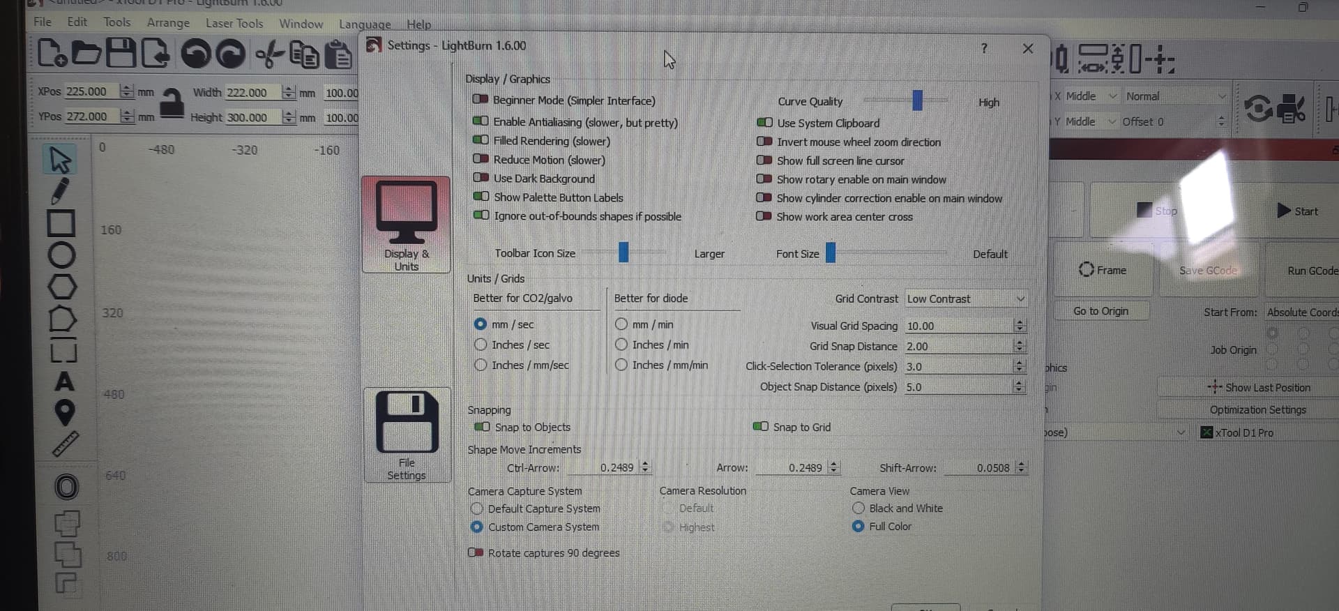 XTool D1 Pro with extension not working - LightBurn Software