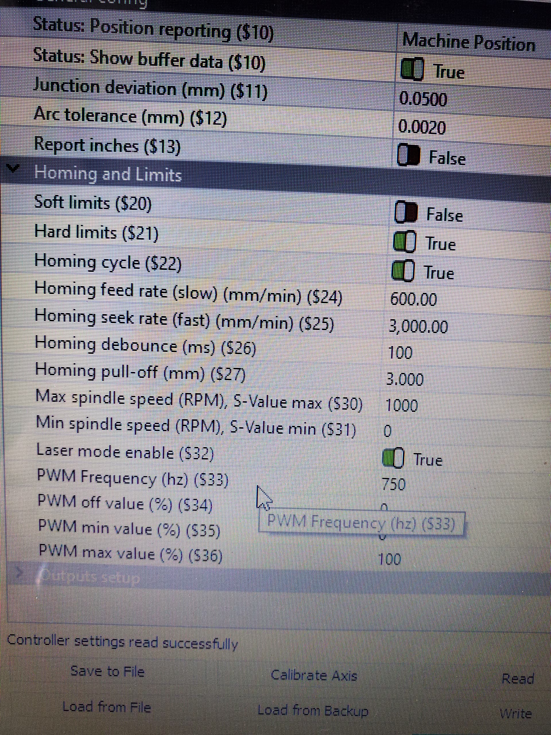 Error 9 Gcode locked out during alarm state - Ortur Lasers