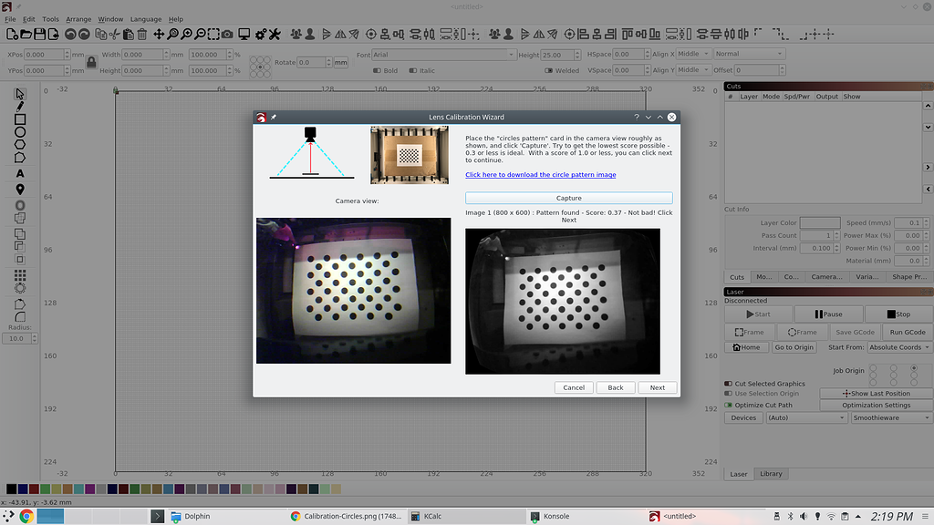 Getting started with using IP Camera on Linux Cameras LightBurn