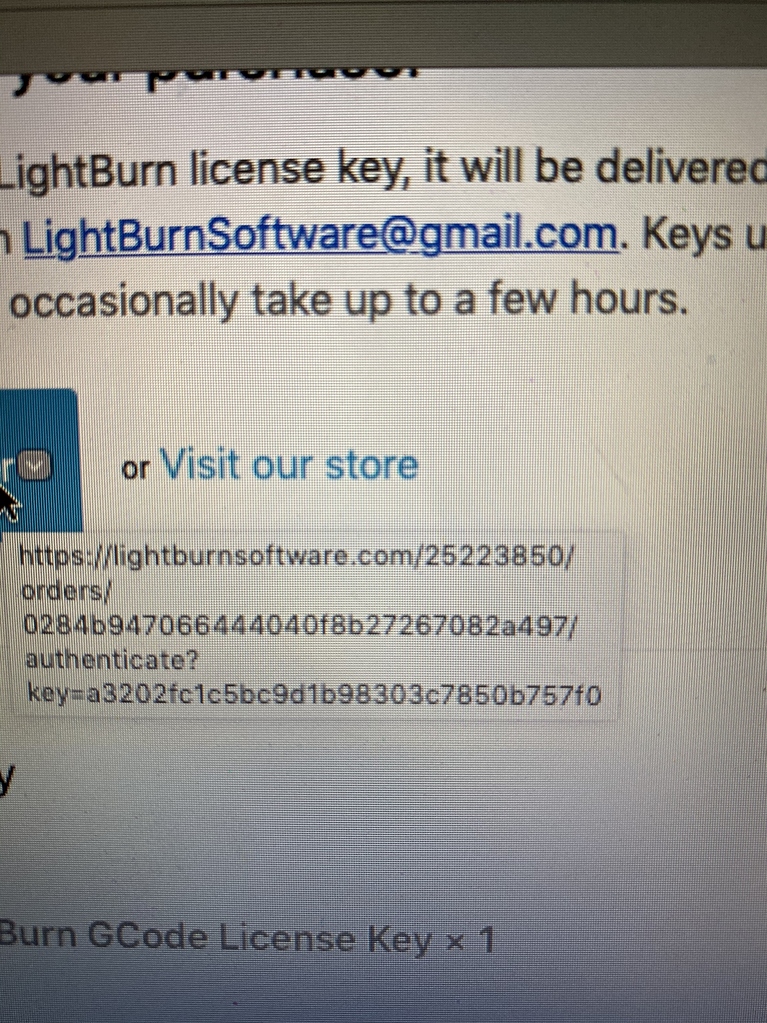 lightburn software key