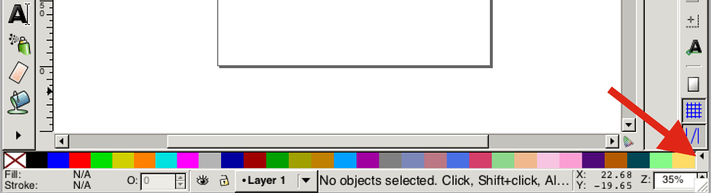 inkscape text color