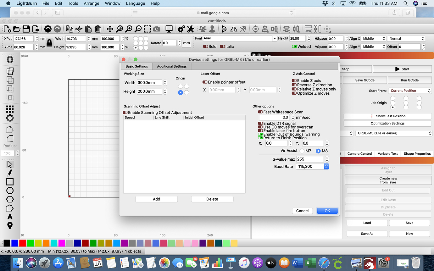 LightBurn 1.4.01 for mac instal free