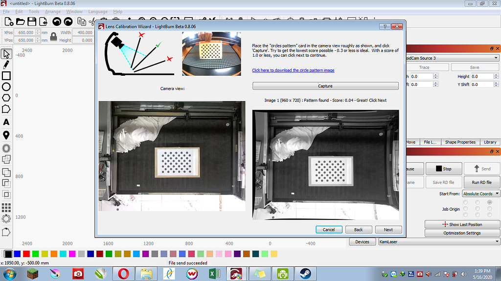 HELP .. hard to calibrate Camera accuracy LightBurn Software