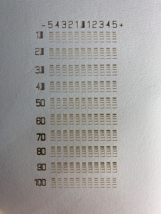 New Dot Test Pattern - Finished Creations - LightBurn Software Forum