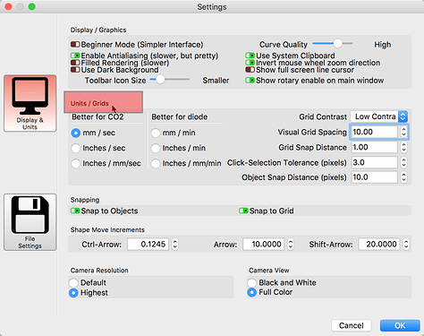 for mac instal LightBurn 1.4.01
