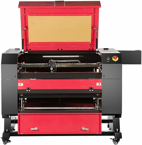  OMTech 130W CO2 Laser Engraver with LightBurn & Water