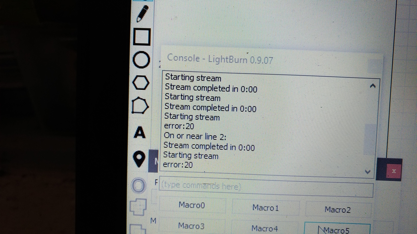 lightburn software stops working