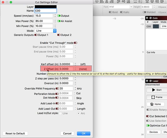 Z Cut Depth pass Ajustment 5 by LightBurn Uncategorizedtosort