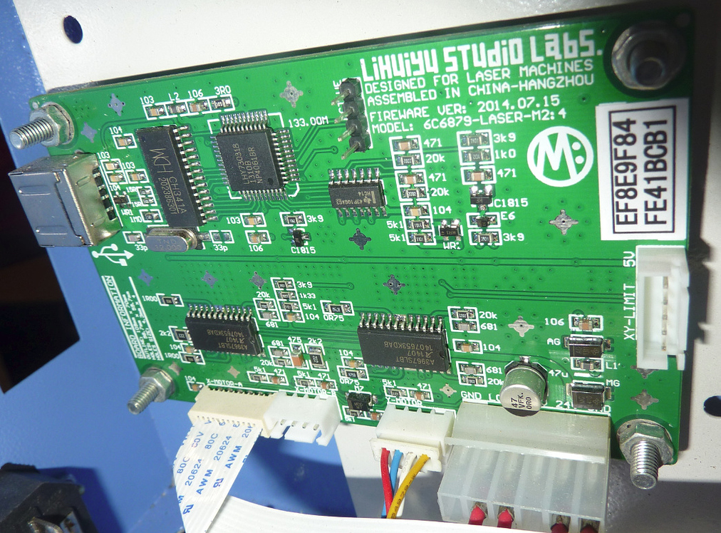 k40 laser controller board lightburn