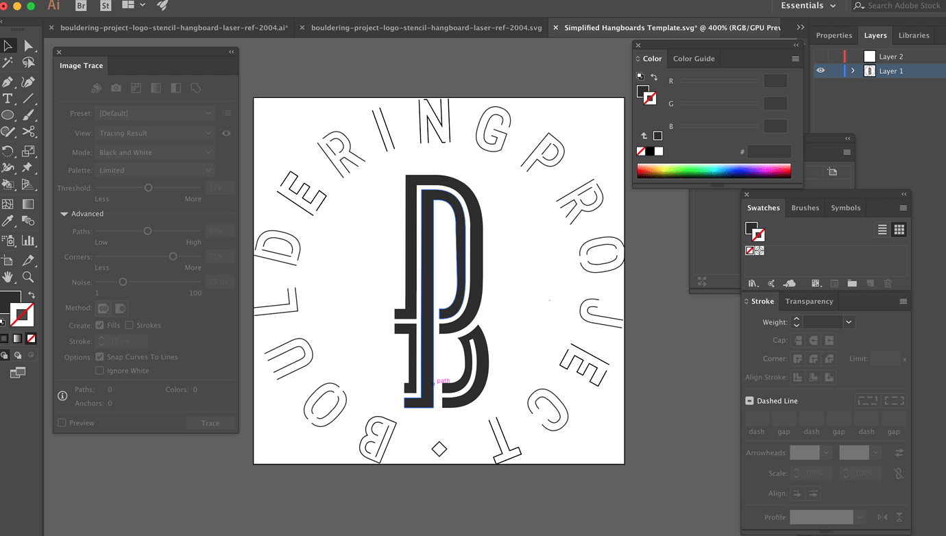 generate cut line in lightburn software