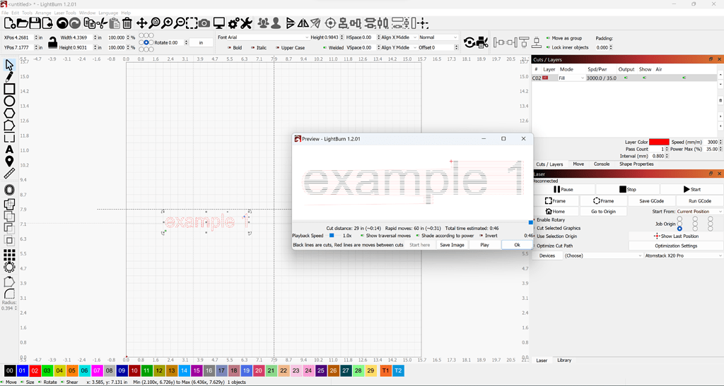 Lightburn is making my "02 RED LAYER" burn lines, even after