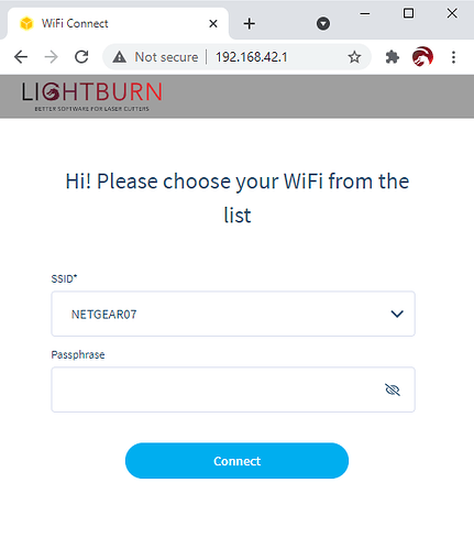 LightBurnBridge-WIFIConnectPage