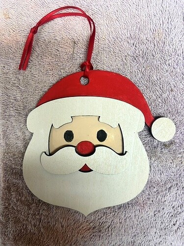 Santa Ornament