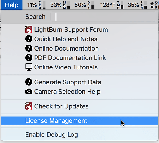 instal LightBurn 1.4.01