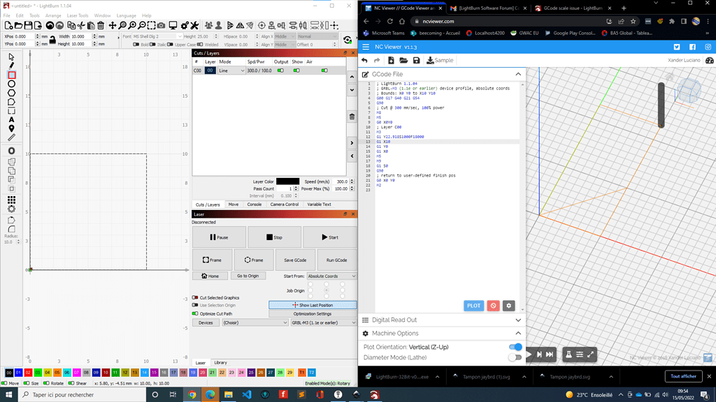 Gcode Start/End issue - LightBurn Software Questions - LightBurn