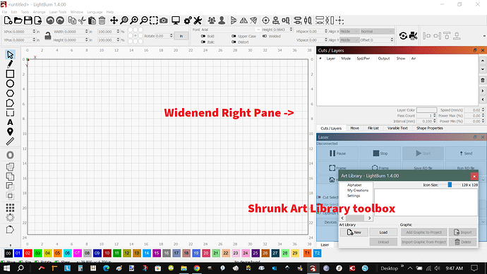 !Printscreen 2a at Dragging Art Library in LB