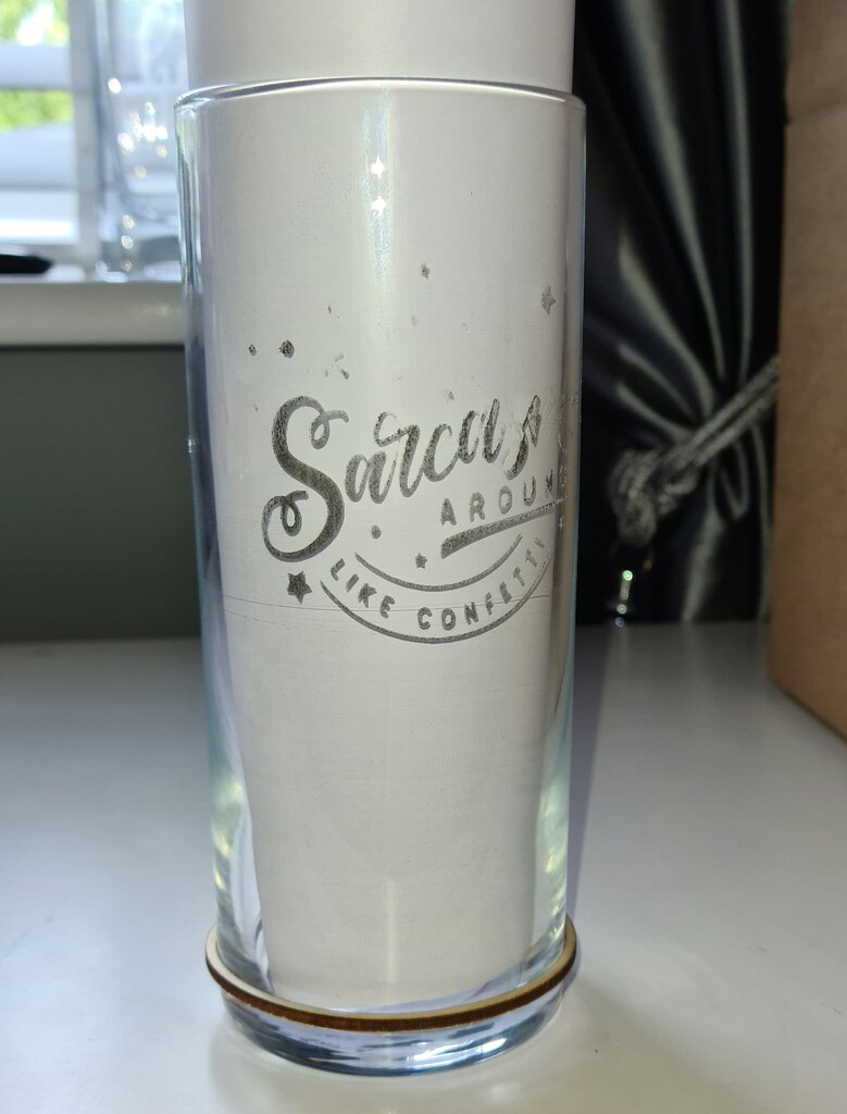 Problems the etching on Glass LightBurn Software Questions