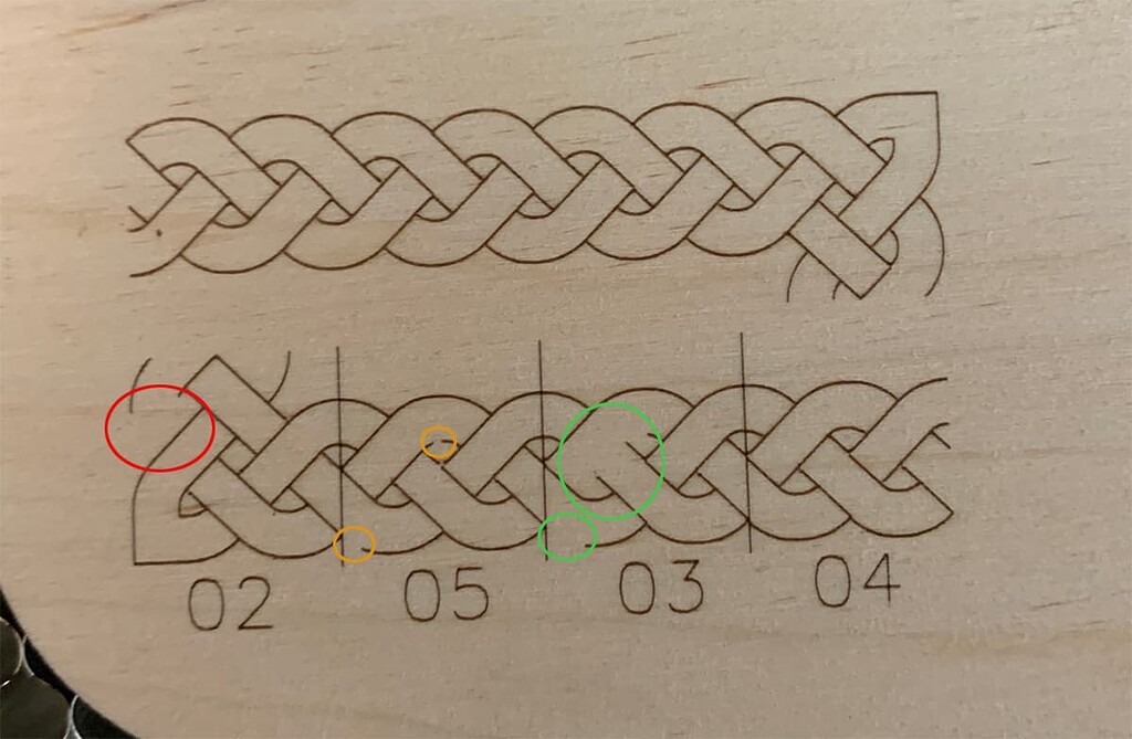 Skipping Lines and Constant Power Mode LightBurn Software Questions