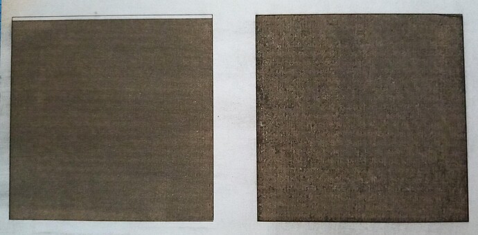 0,07 and 0,05 mm test respectively