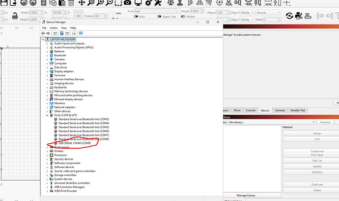 usb shown con