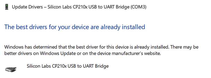 2025-10-31 21_28_03-Update Drivers – Silicon Labs CP210x USB to UART Bridge (COM3)