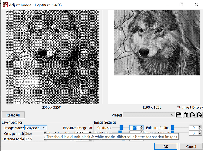 Wolf 2 Image Adjust