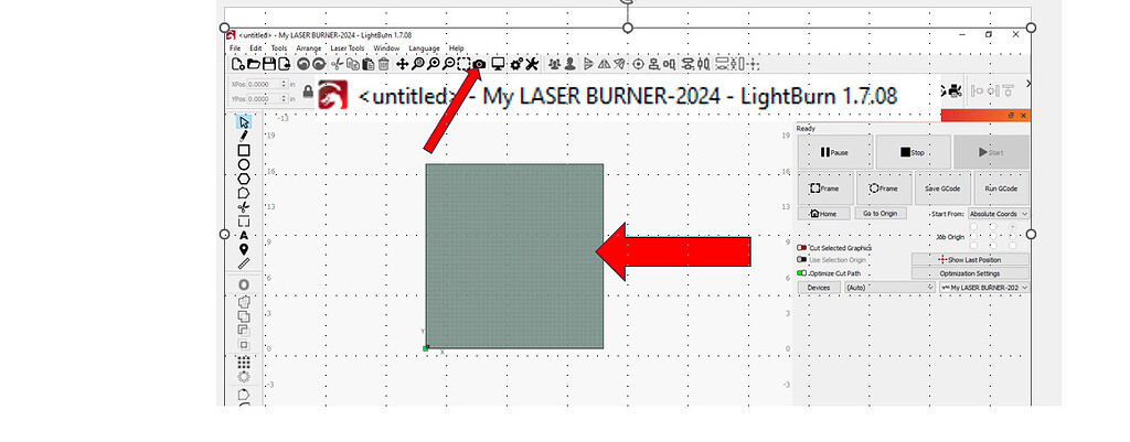 -* I cannot see the camera view of the working area - LightBurn ...