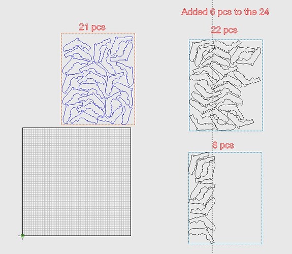 Manual vs True Nesting Plus 6 Pcs
