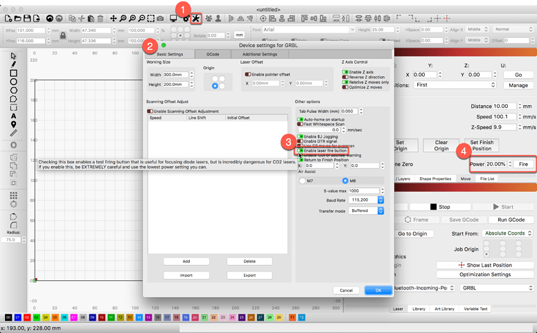 LightBurn 1.4.01 for ipod instal
