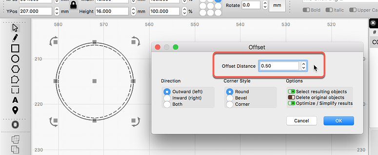 Image trace Tickness of the edge - LightBurn Software Questions ...