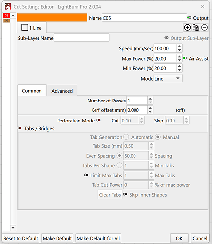 cut settings editor 1
