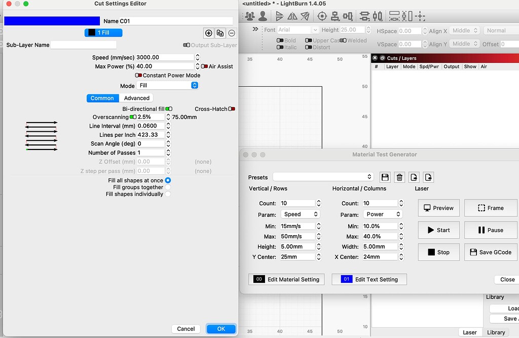 Material Test Not Showing Any Text Wording LightBurn Software   2e5aabf21a8f4dafc3a80aec8392c7499df26864 2 1024x667 