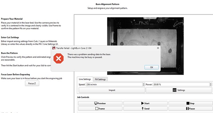 Screenshot CAMERA ALIGMENT