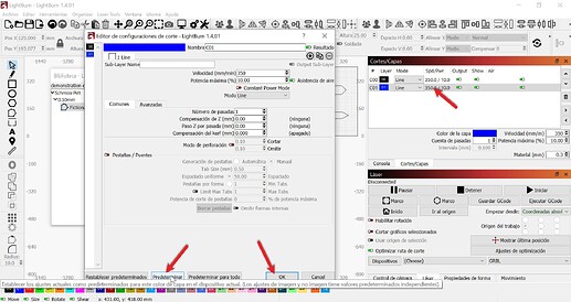 2023-08-16 forum 107480 assigned settings cut  layers - click make default