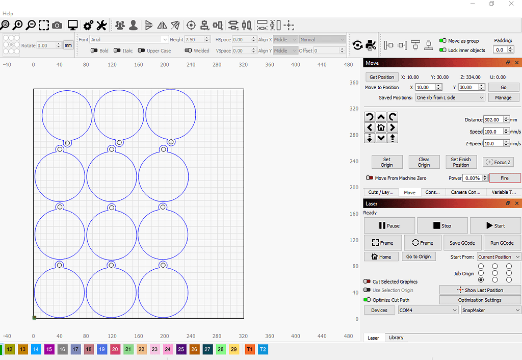 Snapmaker not using the whole bed / Lightburn not working for the whole ...