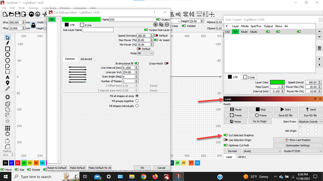 Fill + Line Mode - LightBurn Software Questions - LightBurn Software Forum
