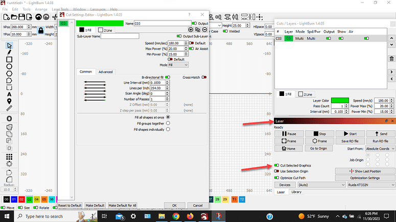 Fill + Line Mode - LightBurn Software Questions - LightBurn Software Forum