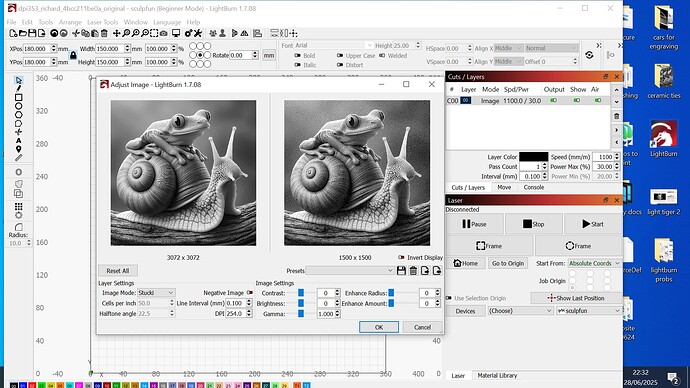 snail adjust