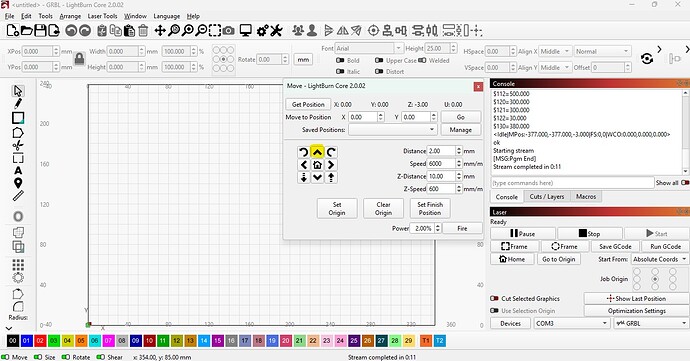 RR after Rear Move attempt