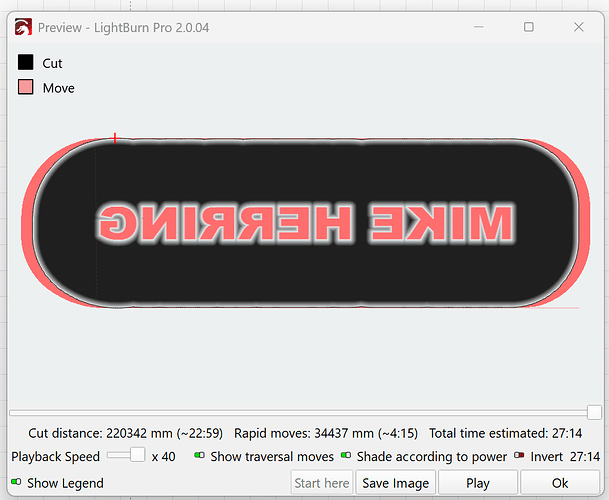 preview with bidirectional