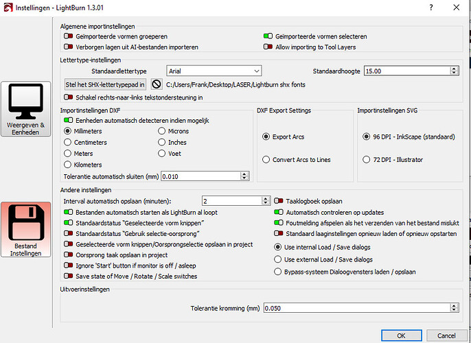 3. Settings 2