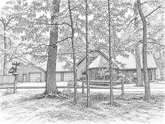 OUR HOME SKETCH