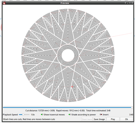 Mariners Compass Layers stacked