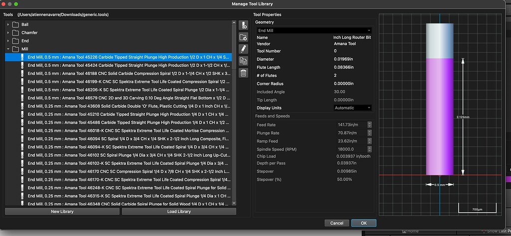 Tools Database Display Names - MillMage Software Questions - LightBurn ...