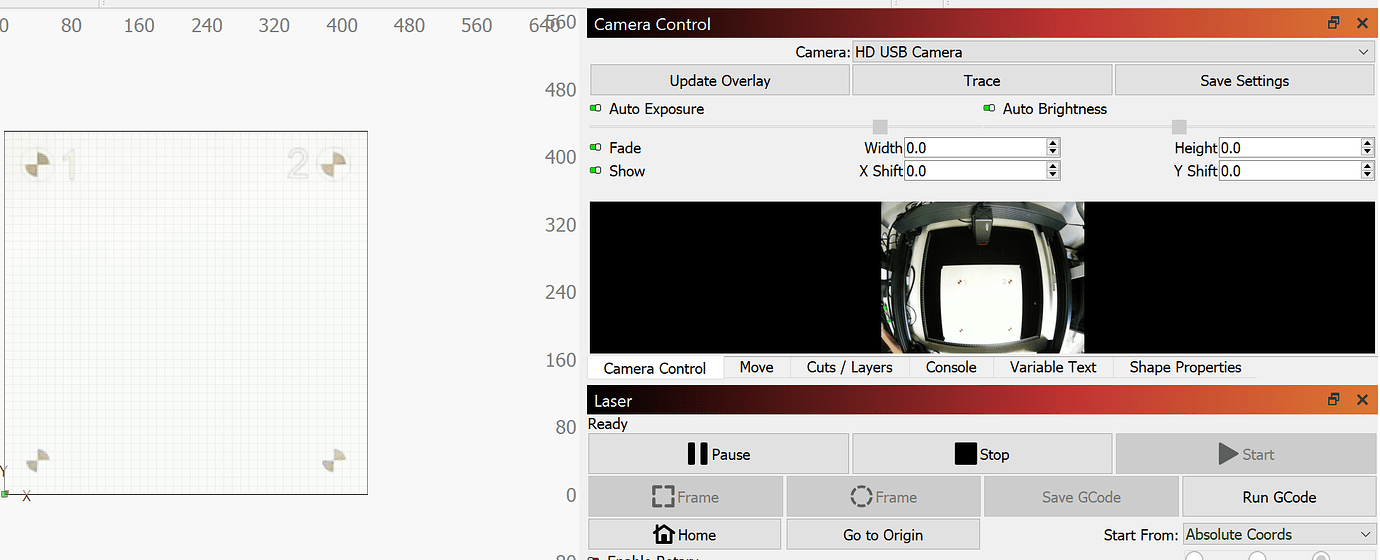 Camera Control Window Lightburn Camera Overlay is incorrct - Cameras - LightBurn Software Forum