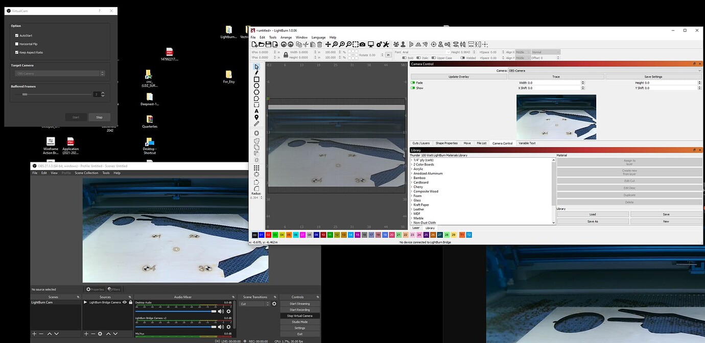LightBurn Bridge LightBurn Camera integration? 79 by berainlb